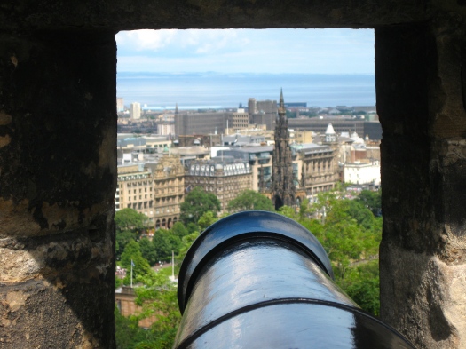 Kanon på Edinburgh Castle.